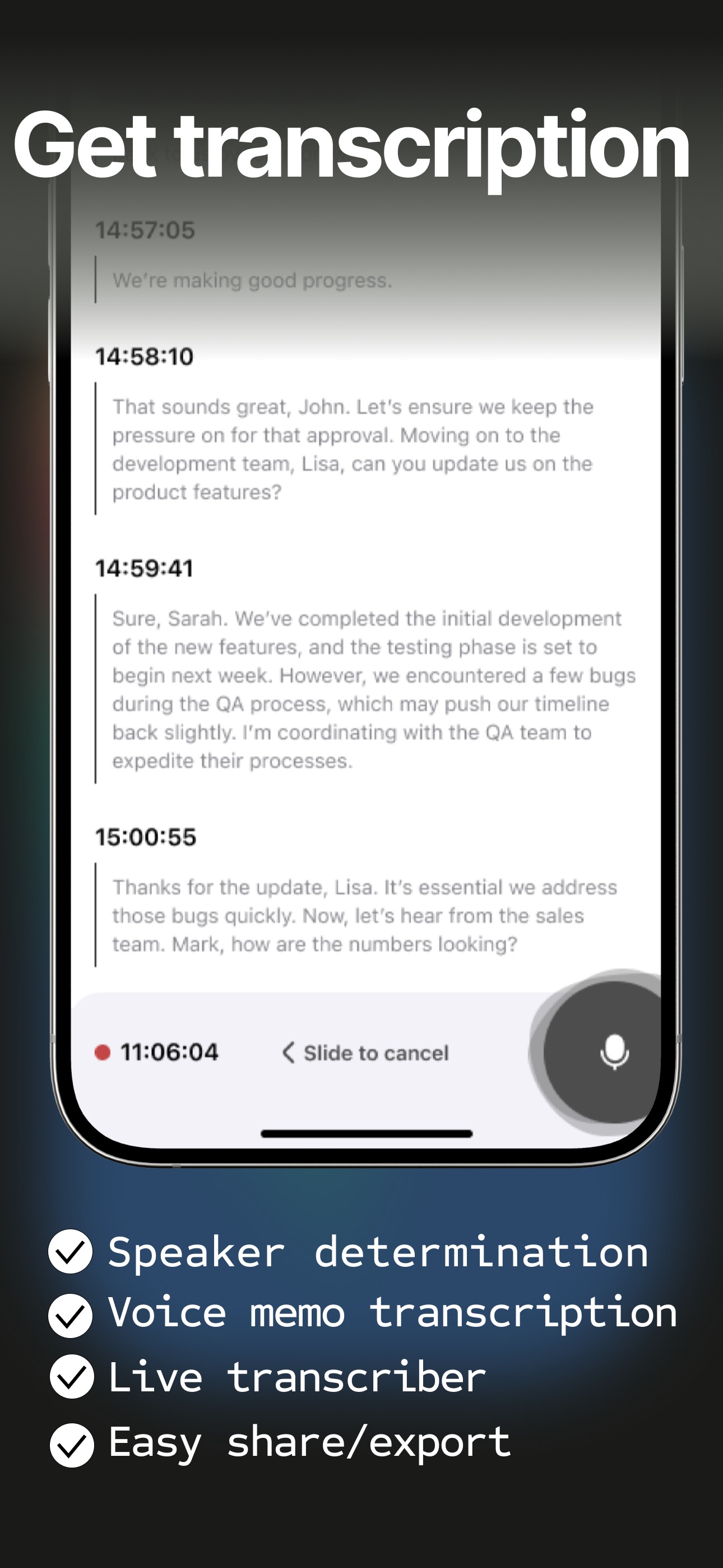 Voice Memos screenshot 2
